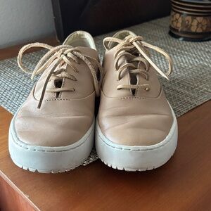 Sperry Top-sider Tan Leather Women's Sneakers